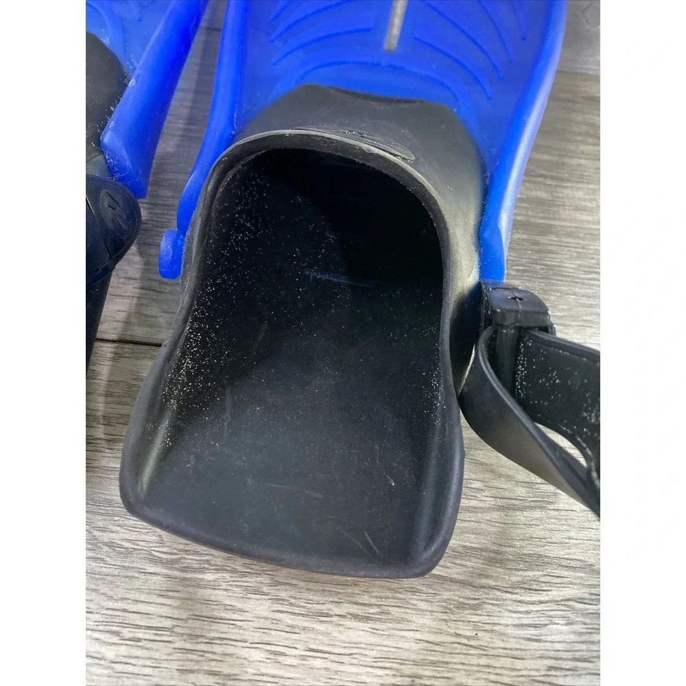 U.S. Divers Splitflex Diving Swimming Fins Flippers Blue‎ Size S Small 3-6 w Bag
